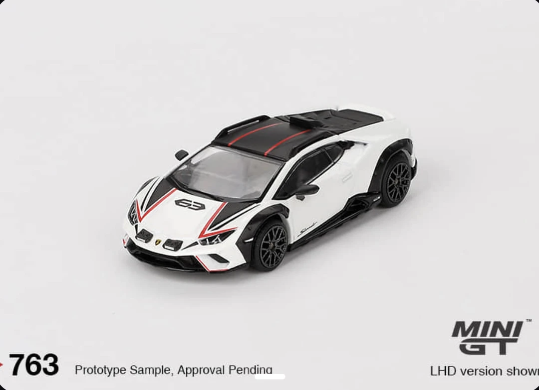 MINIGT 1:64车模 Lamborghini Huracan Sterrato Bianco Asopo