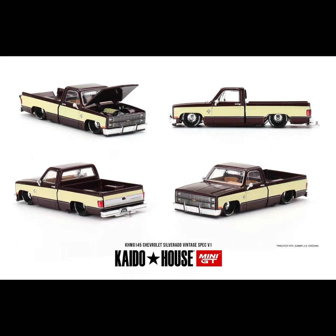 Kaido House 1:64 雪佛兰 Silverado Vintage 合金车模#145