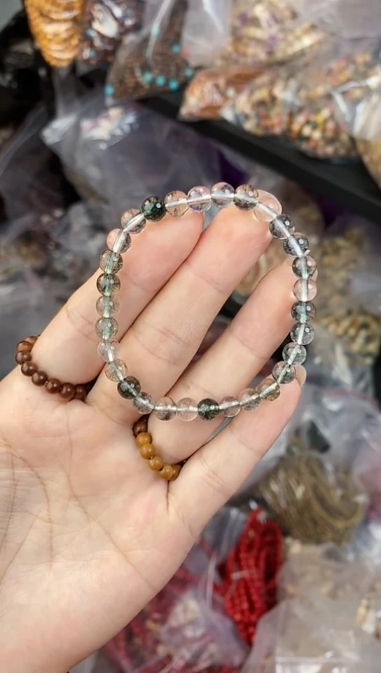 【闪购商品】菩提根/象牙果手串绿幽单圈