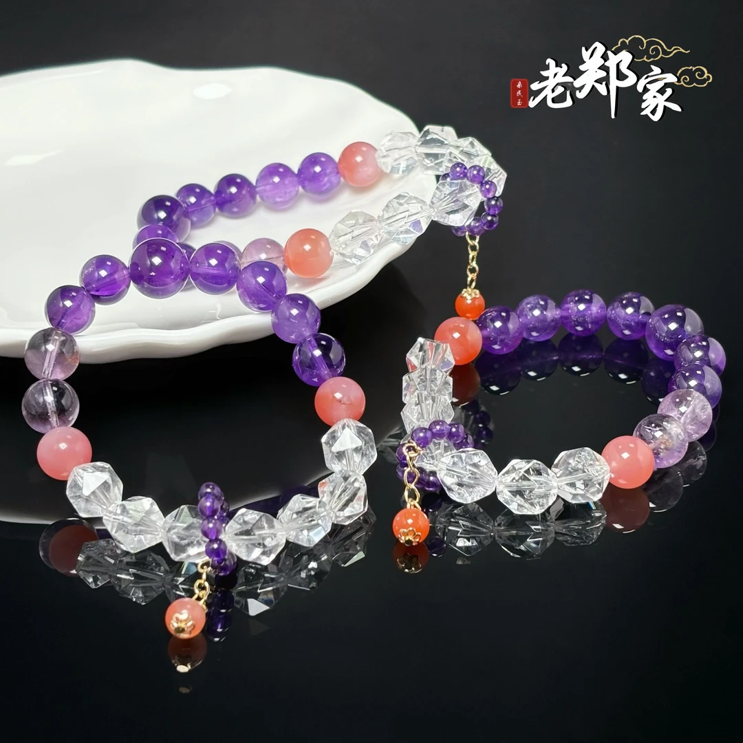 【老郑家】水晶DIY手串 约10mm (多样性发一件)893