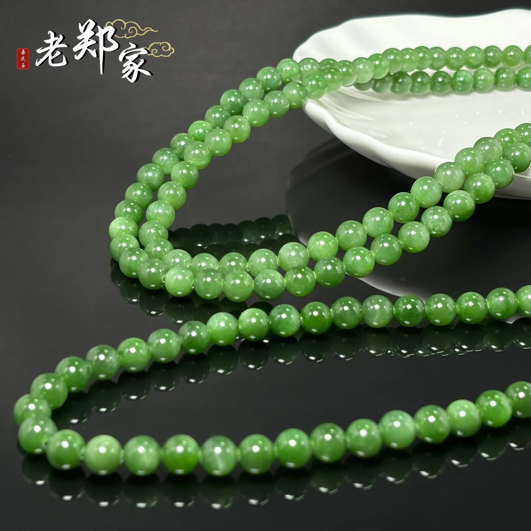 【老郑家】和田玉项链 约8mm(多样性发1件) 856