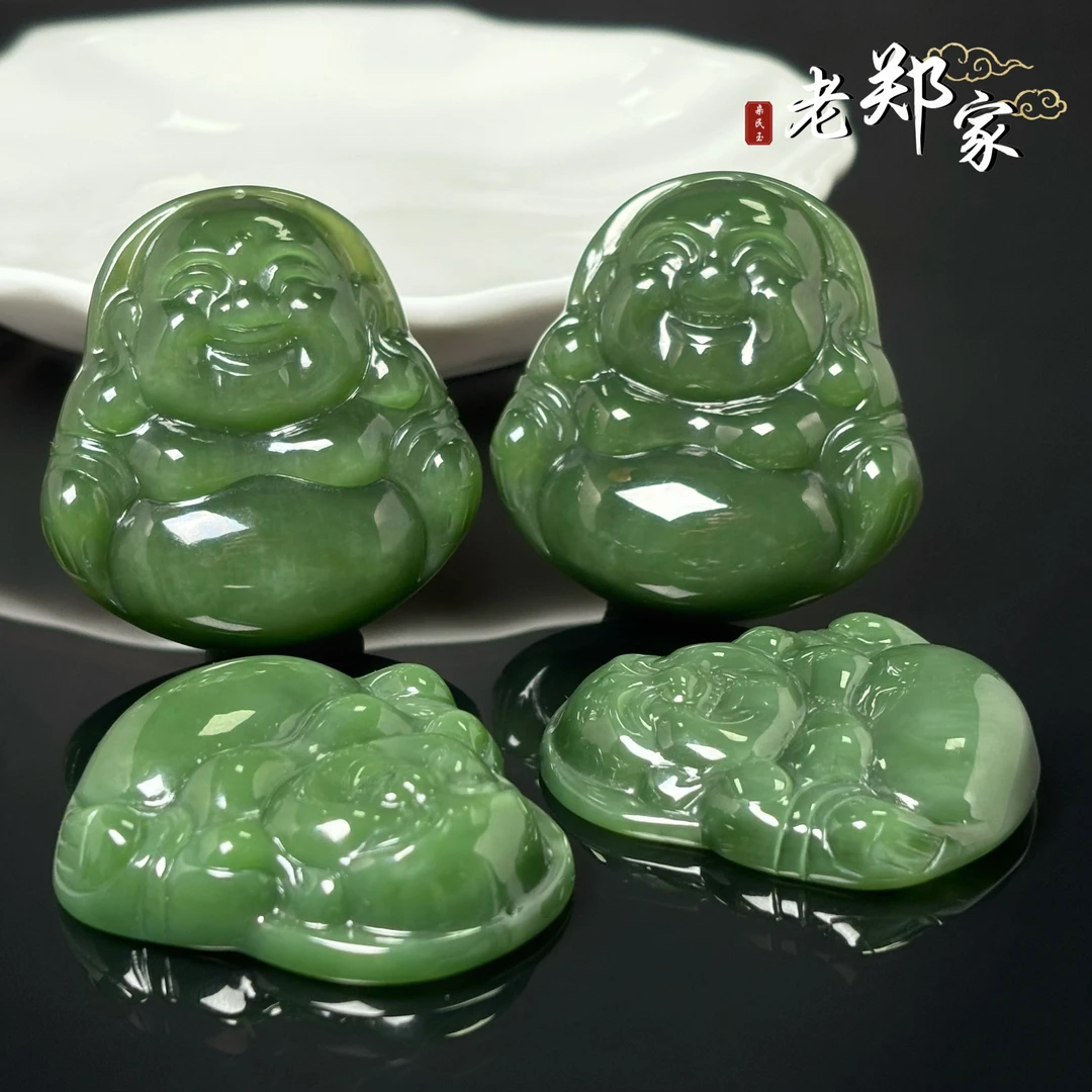 【老郑家】和田玉佛公挂件 （多样性发1件）420 带链子