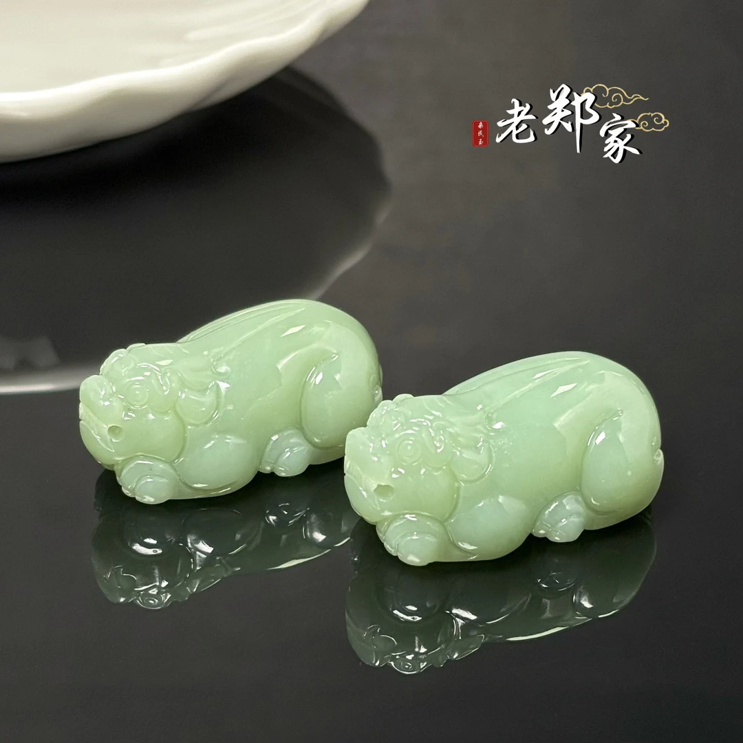 【老郑家】和田玉貔貅挂件1874(多样性发一件)  约40*21*16mm