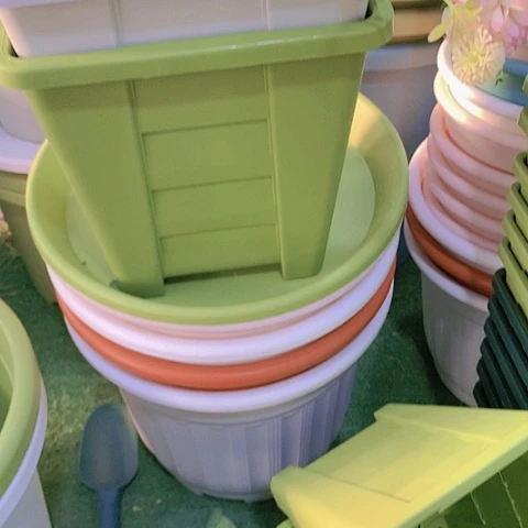 红陶20CM（含）-50CM（不含）22口绿方无托微瑕3个