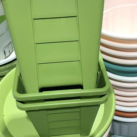 红陶20CM（含）-50CM（不含）16口绿方无托6个