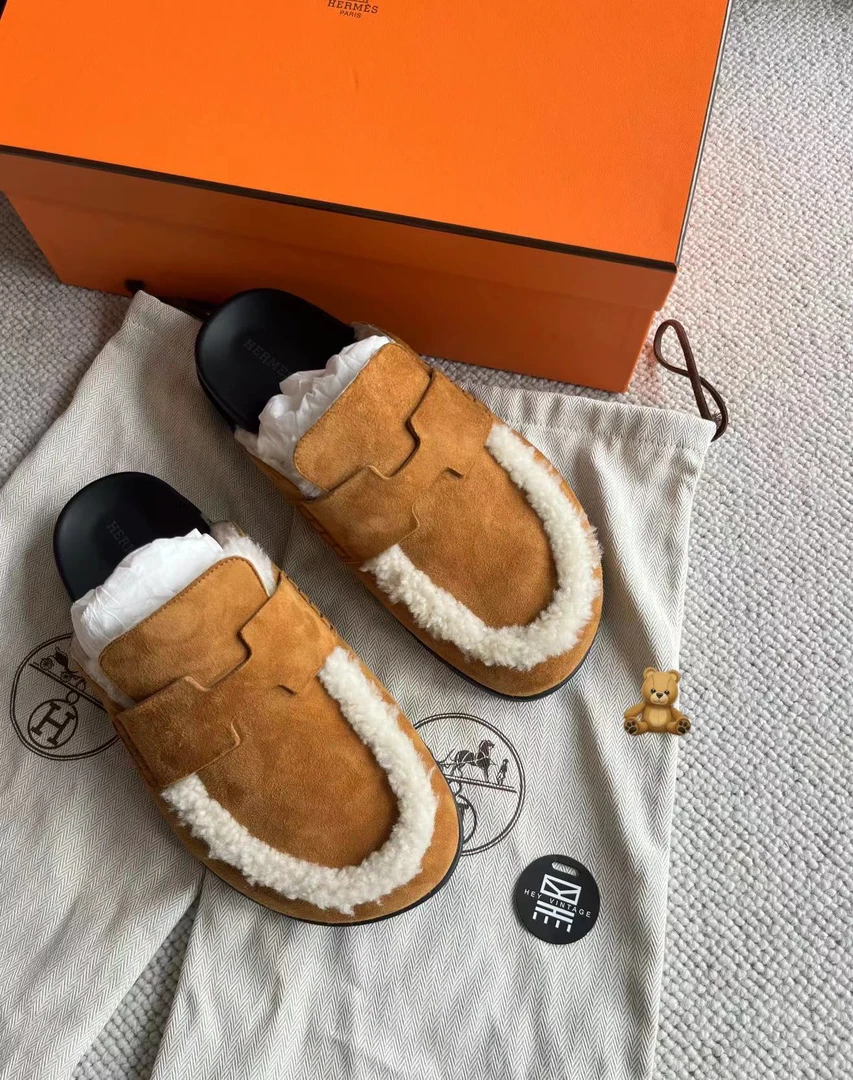 全新未使用 Hermes/爱马仕 金棕色勃肯鞋 39码 8635411