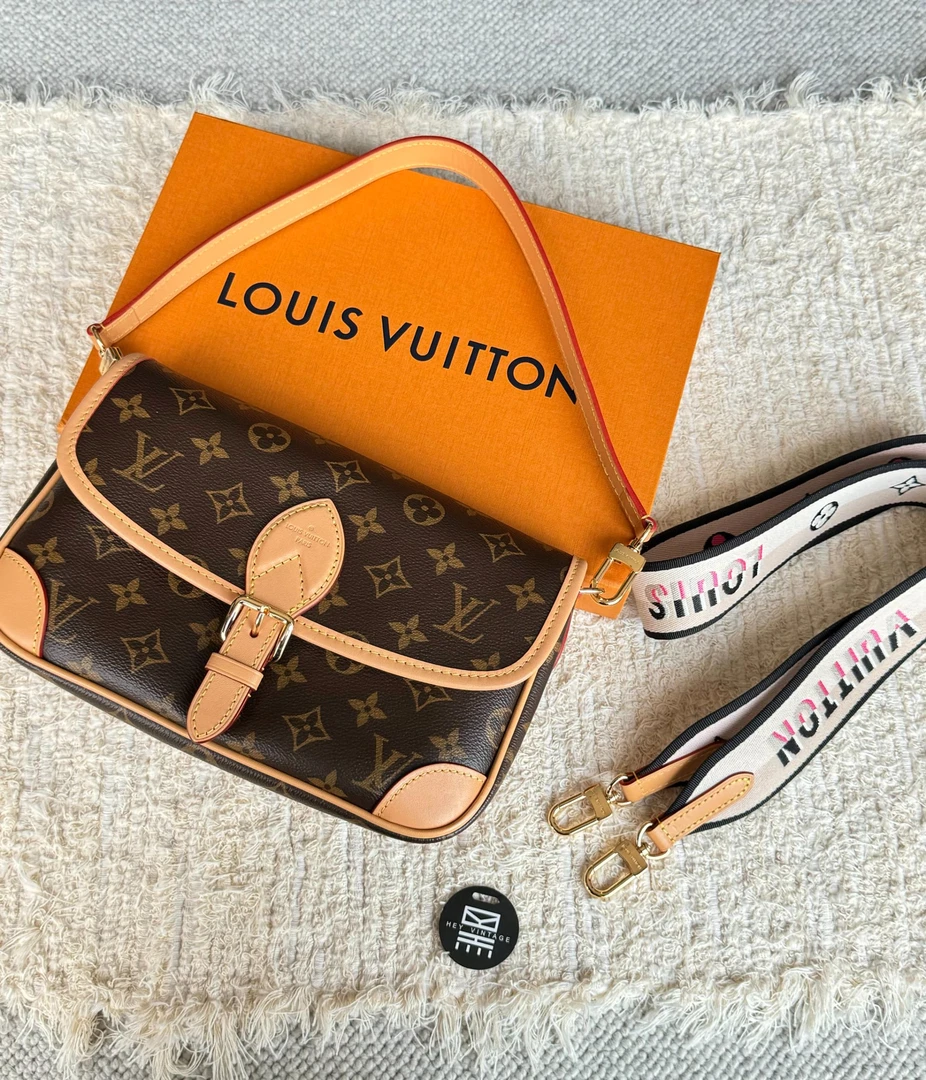 99新 LouisVuitton/路易威登 老花法棍包 25 9258740