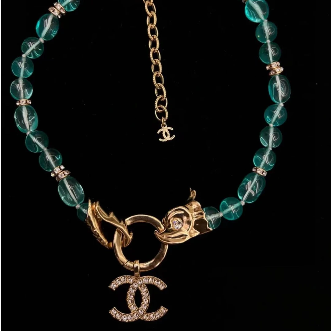 全新未使用  黑黑中古/Chanel 23P 琉璃项链gd同款choker 5844591