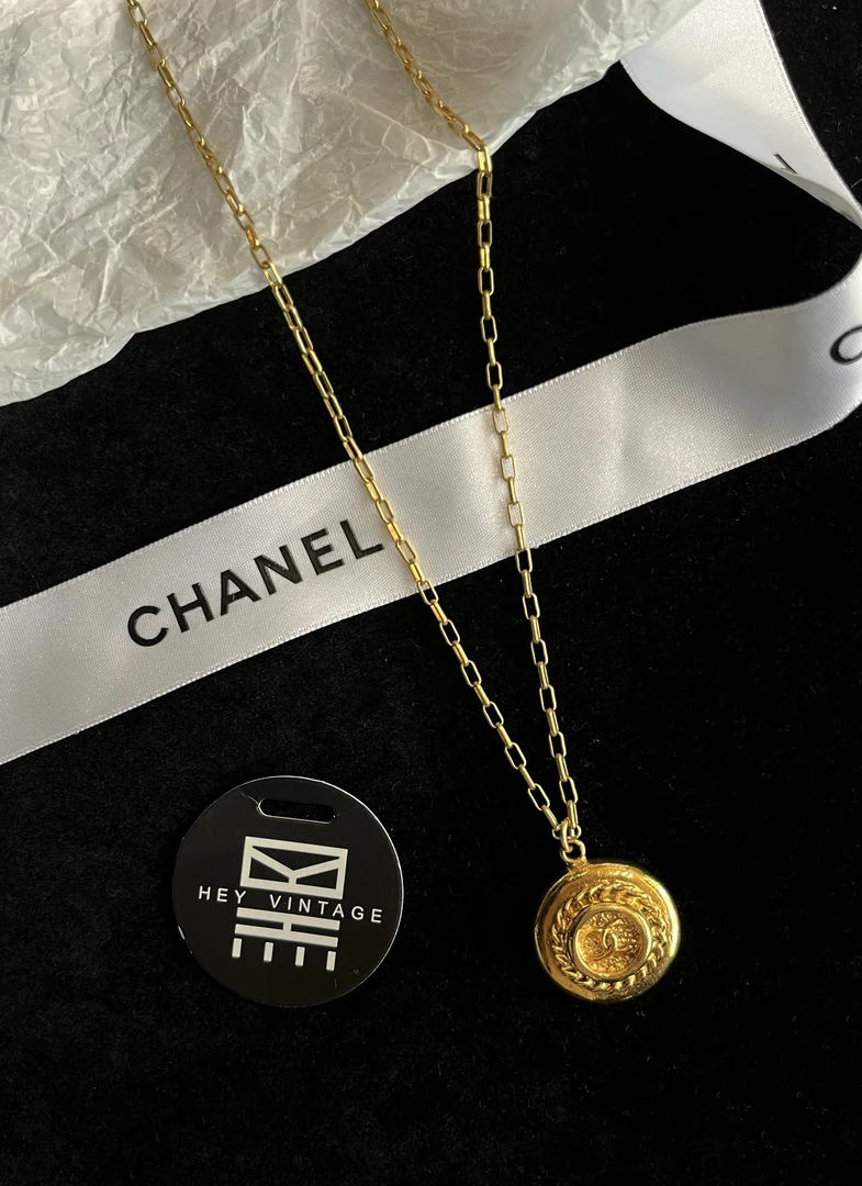 95新 Chanel/香奈儿 中古圆牌项链  8612974