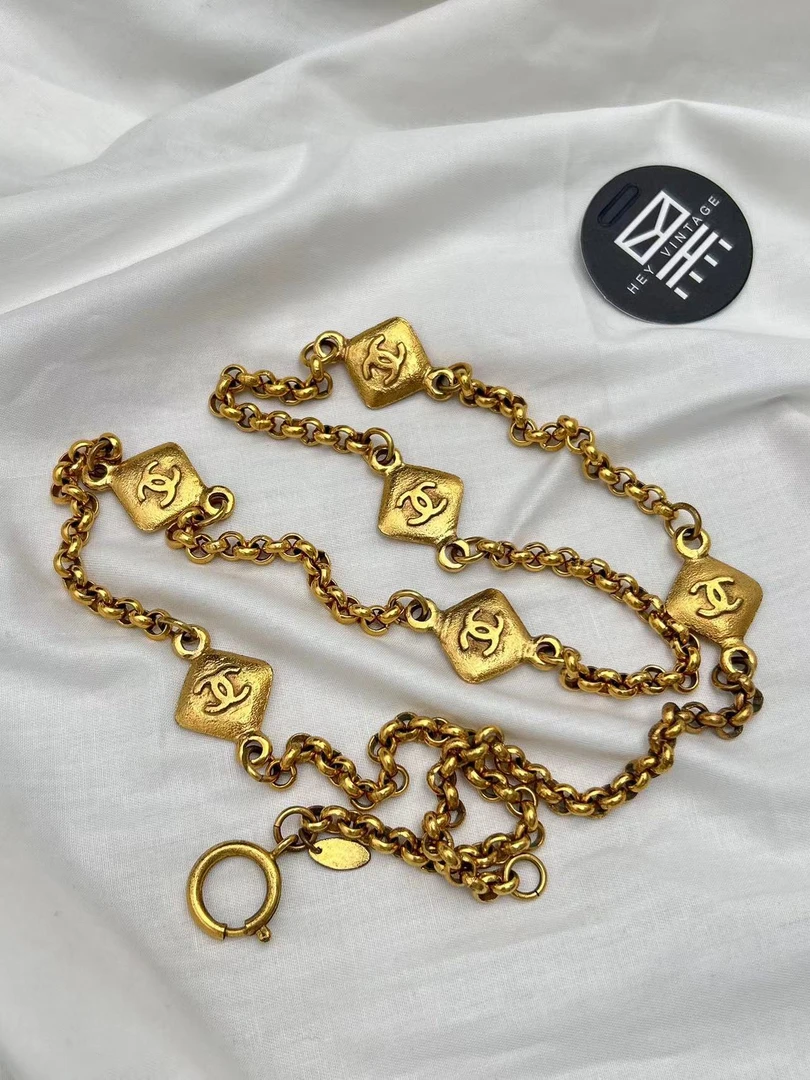 95新  黑黑中古/chanel 中古金币腰链 6666812