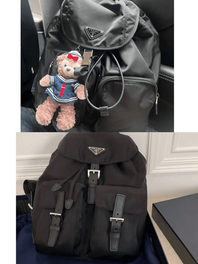 95新 Prada/普拉达 Prada 尼龙双肩包 找货