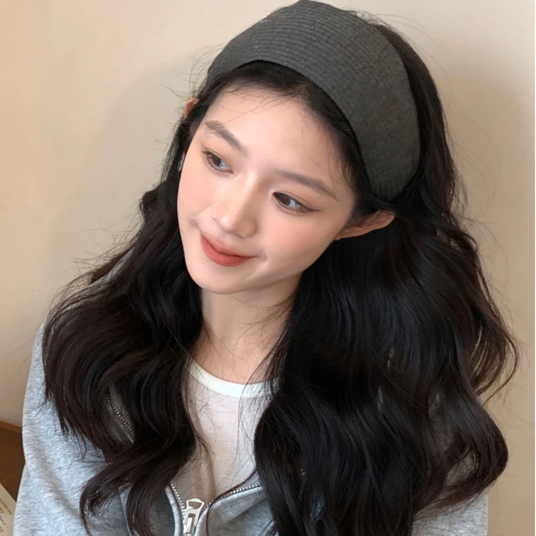 AIYO 【天生“高颅顶”】高颅顶神器加宽坑条发箍法式宽边发箍