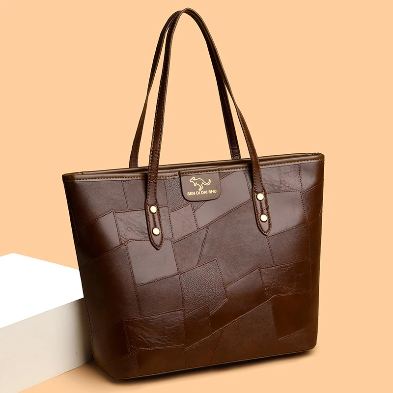 玫瑰袋鼠高级感单肩包女2024夏季新款大容量托特包送妈妈通勤大包