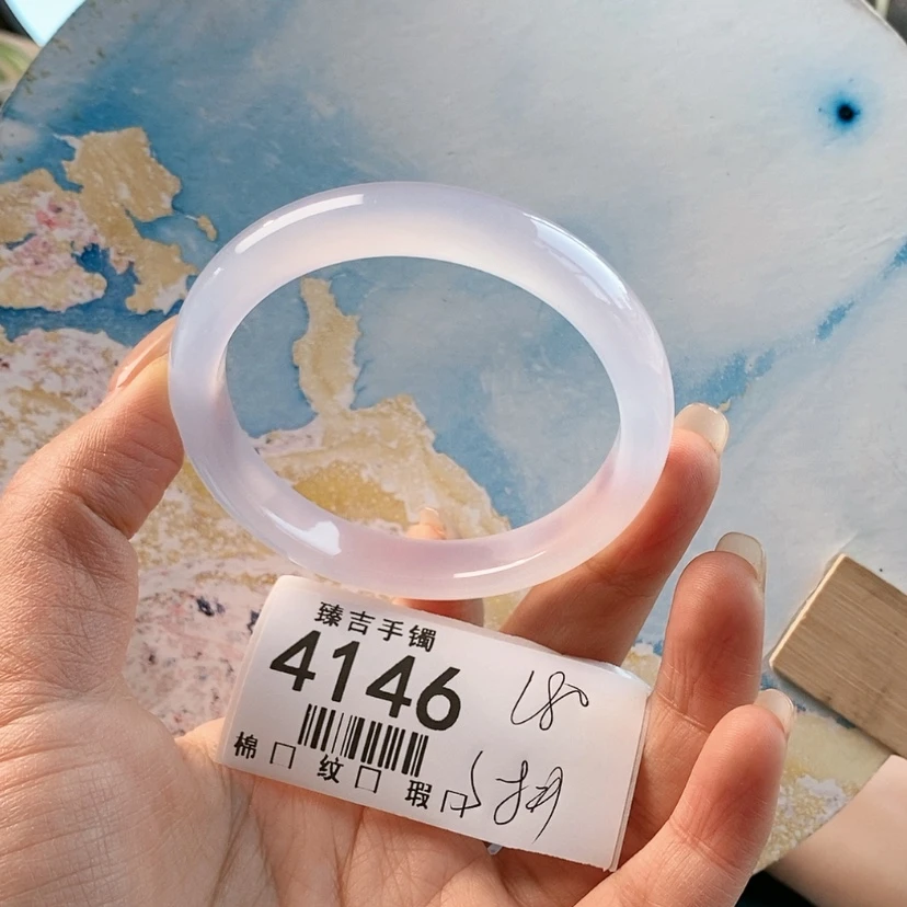 【闪购商品】石英质玉手镯未镶嵌欢*?4146