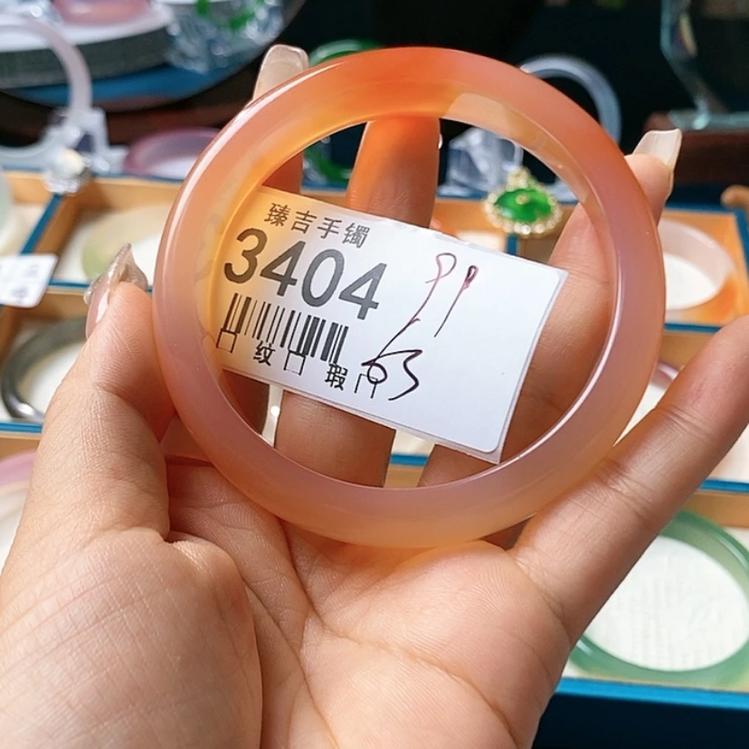 【闪购商品】石英质玉手镯未镶嵌3404