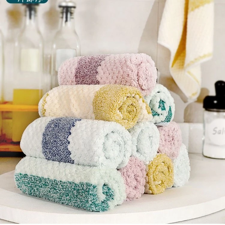 大号厨房抹布吸水不掉毛擦桌布洗碗清洁家务去污百洁布