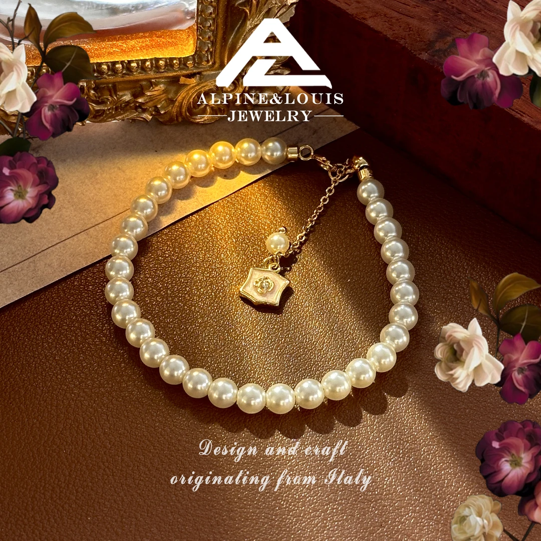 【星宫手护】意⭐Alpine&louis 十二星座时尚百搭5咪手链8383