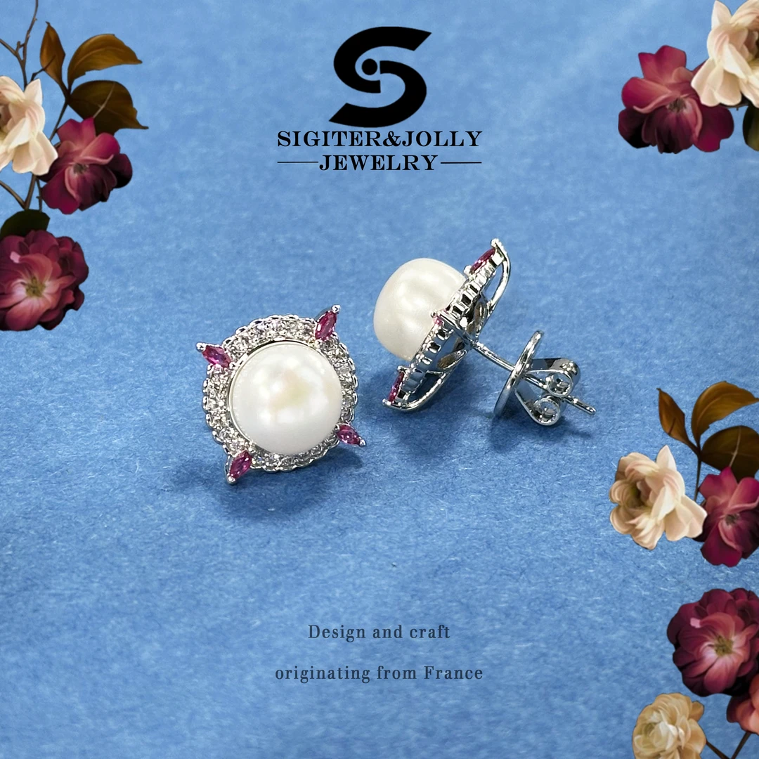 意⭐Alpine&louis法式轻奢优雅设计款气质百搭耳钉X-8707