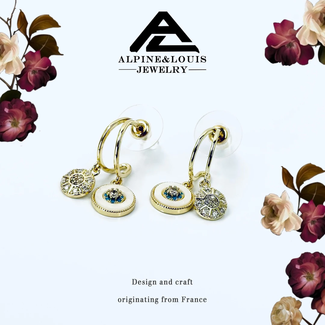 法⭐Sigiter&jolly轻奢星芒时尚耳钉X-8729