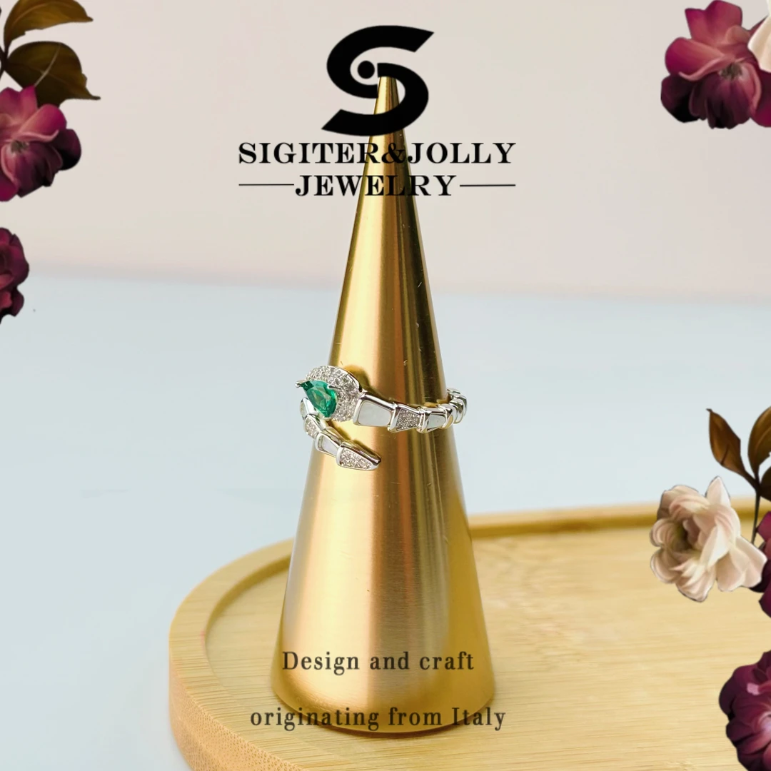 法⭐Prefect&Young高级时尚戒指X-8605