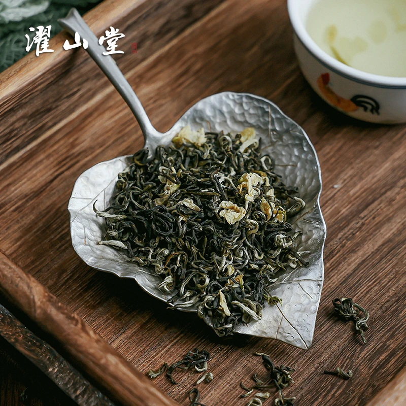 濯山【直播专享】2024年翠潭飞雪 茉莉花茶四川毛峰绿茶 茶叶