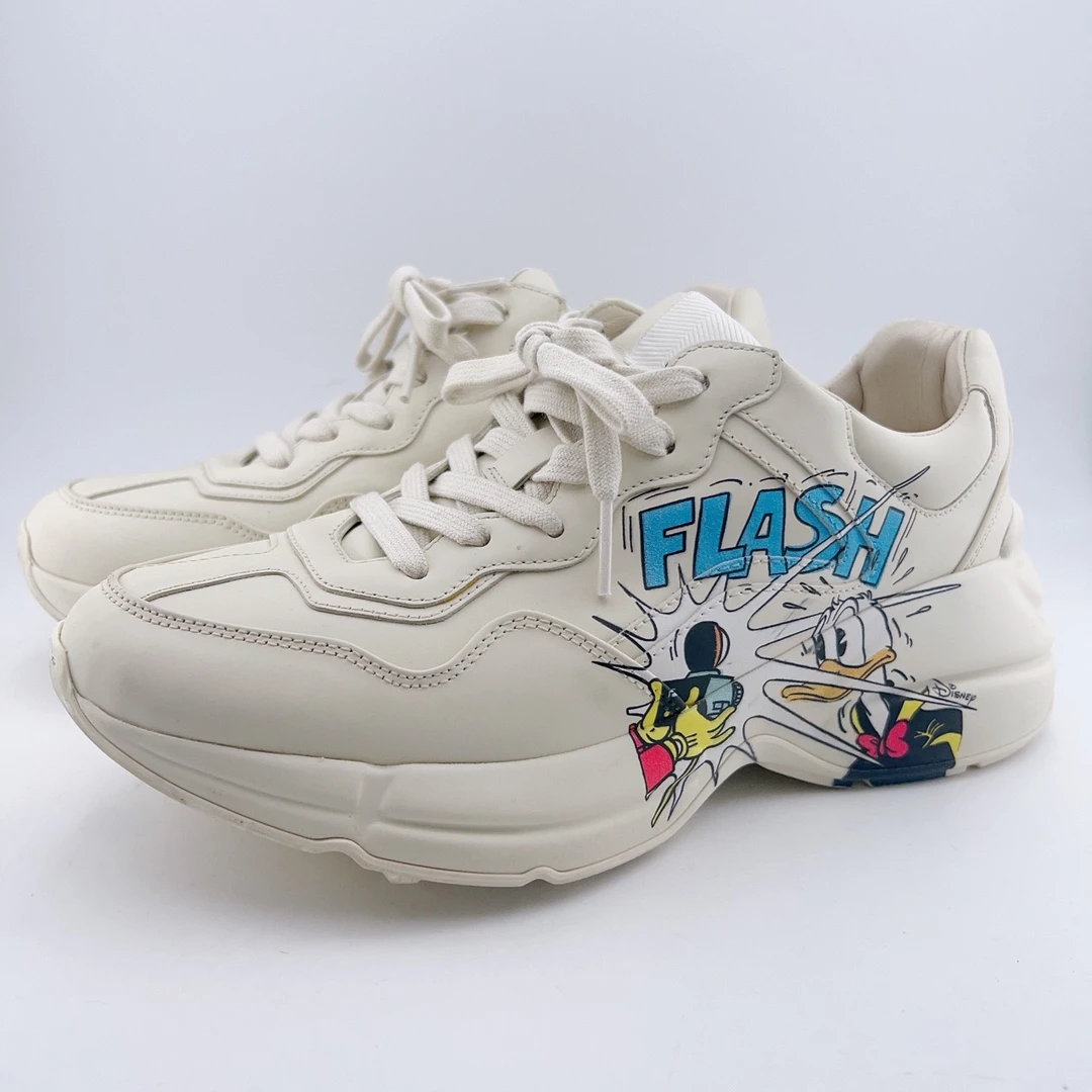 37.5码/98新/gucci/古驰 唐老鸭flash印花老爹鞋mj02184