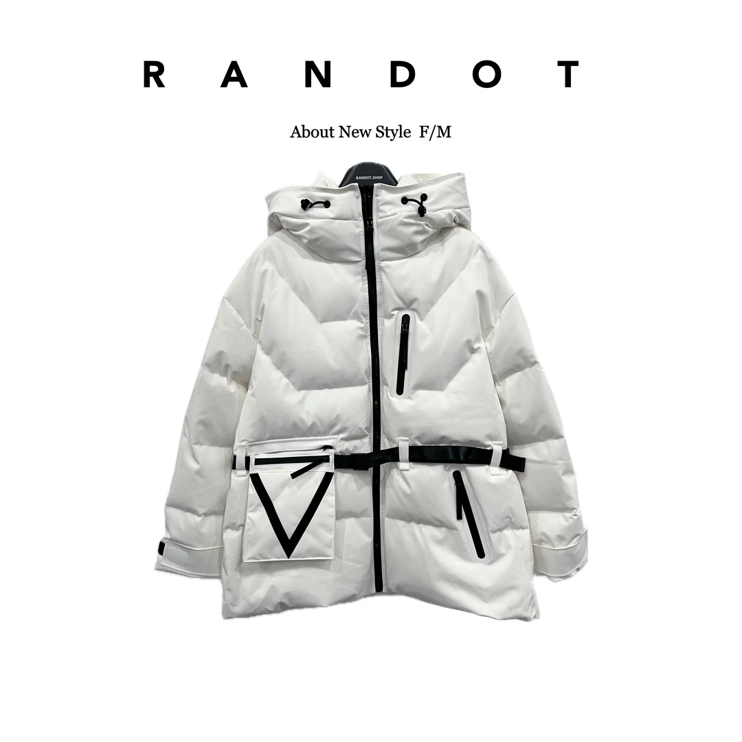 RΛNDOT「户外御寒」90%白鹅绒设计师款三防鹅绒冲锋衣派克服外套A69