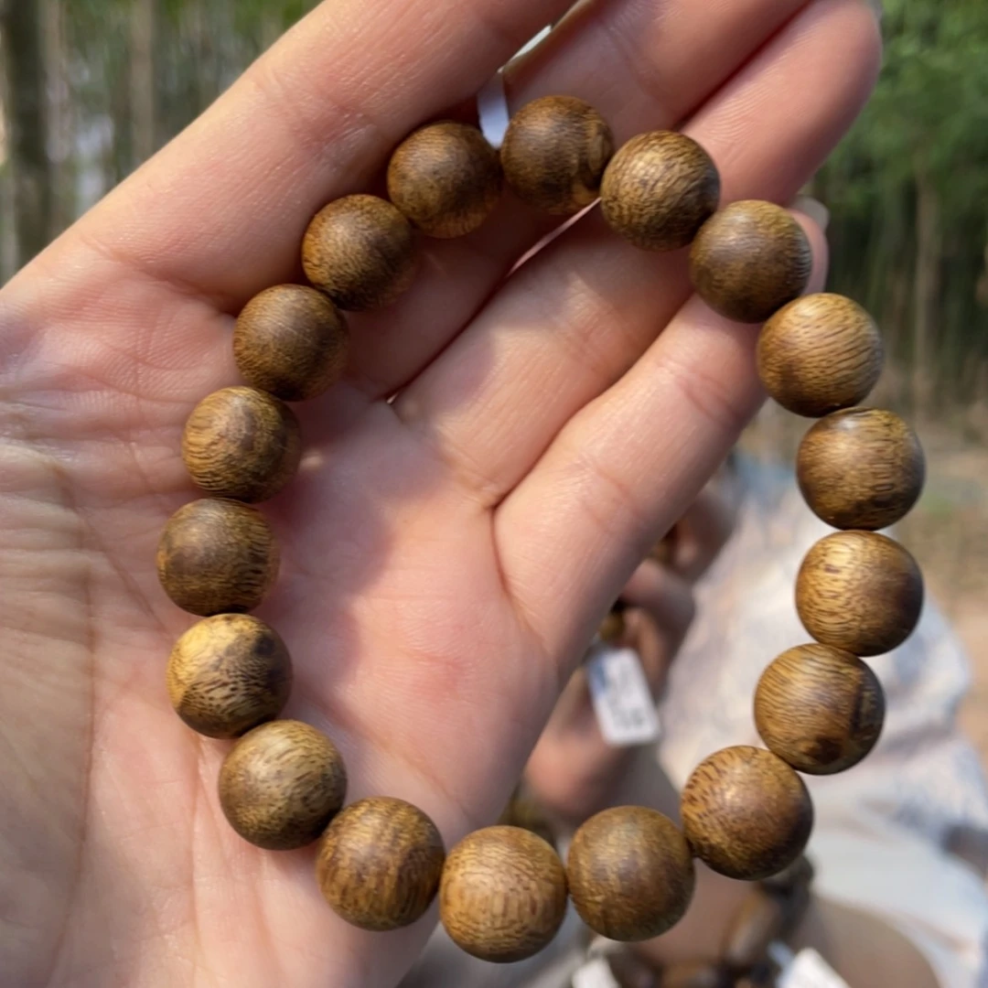 【闪购商品】沉香手串乌身圆珠单圈1.2/8克多样性发一条
