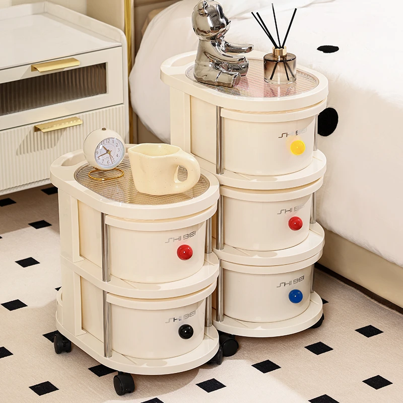 【贯古今】零食置物架收纳柜小推车大容量家用多层抽屉储物架