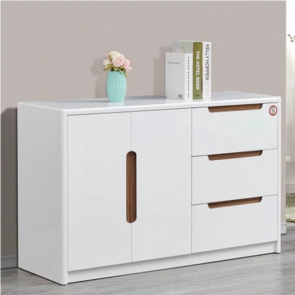 （直播间同价）简约收纳斗柜餐边烤漆储物柜茶水多功能碗柜包安装