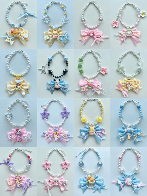 宠物项链长度可定制 可爱猫咪修狗从这里变美