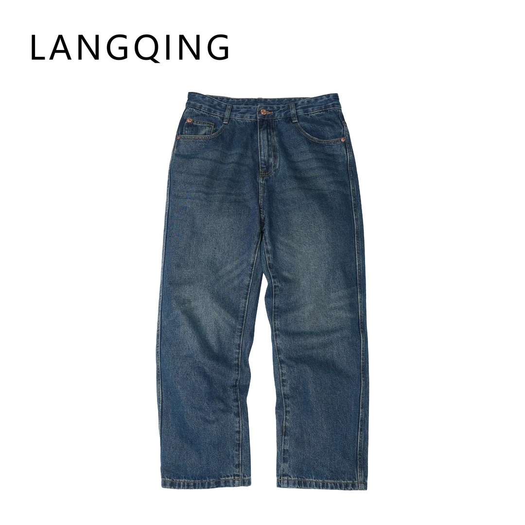 浪清/女装推荐  里森尔水洗牛仔裤42429#