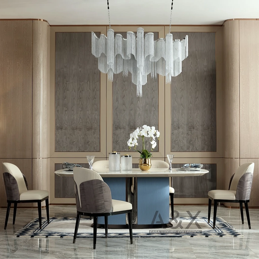 A&X casa luxury collection意式轻奢别墅大宅餐椅-海图餐椅