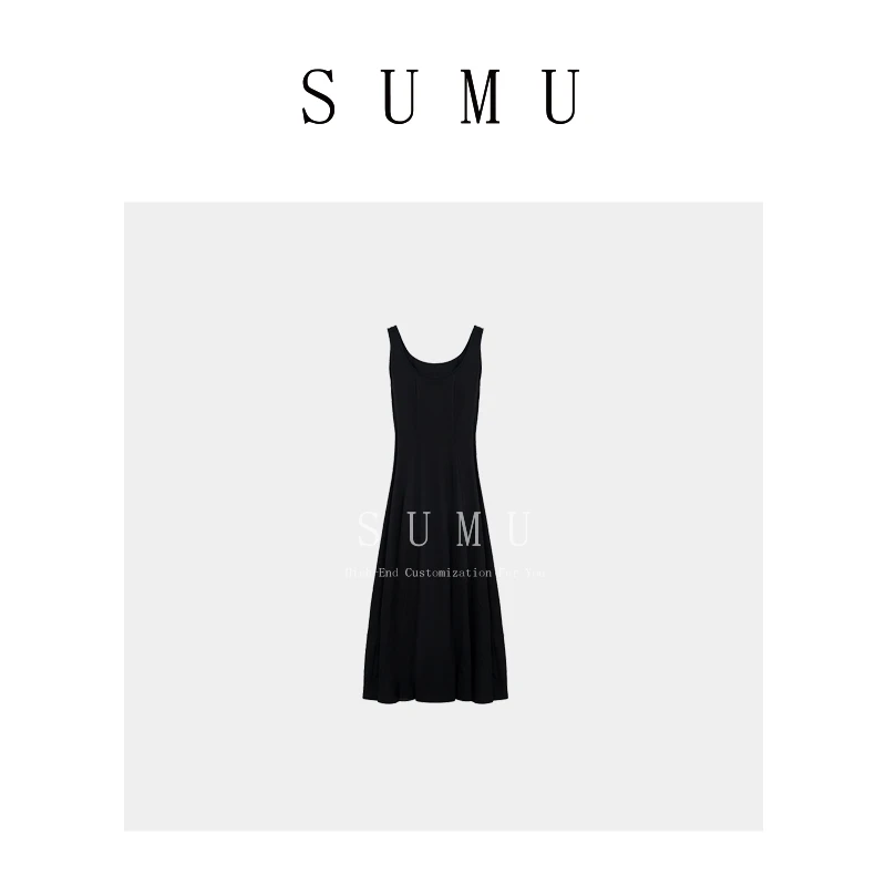 宿慕连衣裙女款春季新款百搭连衣裙套装0806