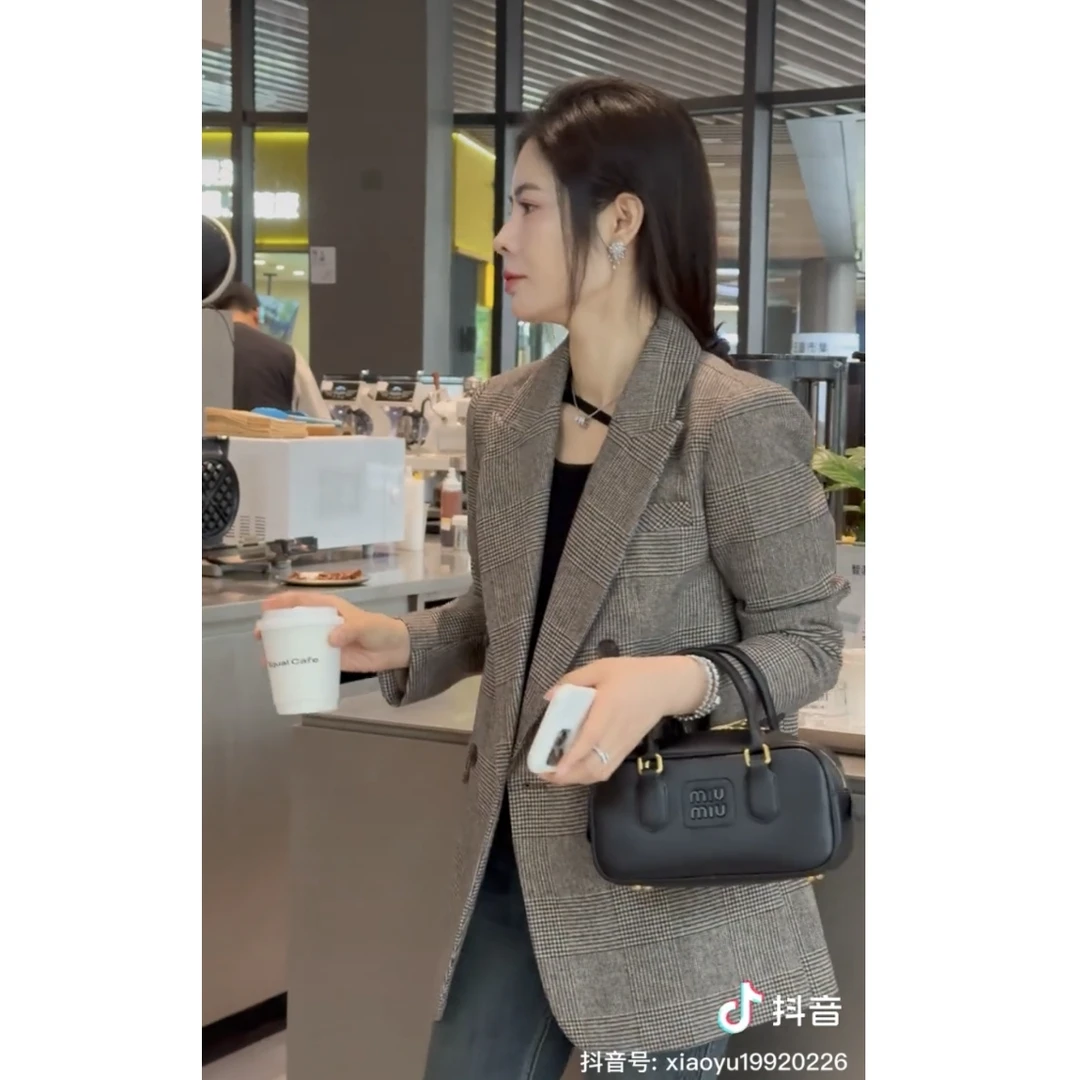 宿慕SUMU 女款西装外套 9-22秋季新款时尚百搭显瘦外套A1602V