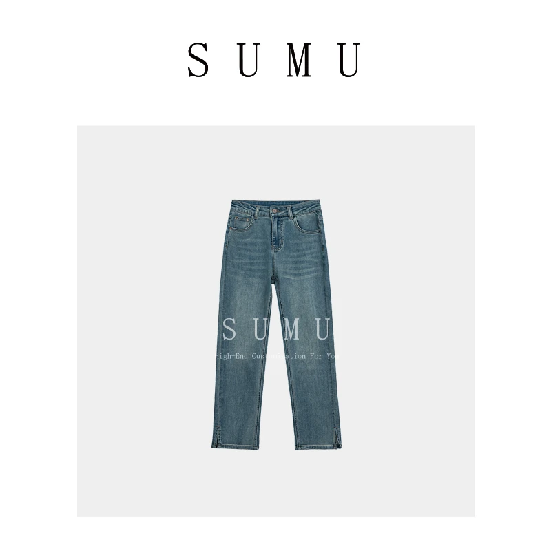 宿慕SUMU 女款牛仔裤 3-11 春季新款时尚潮流气质牛仔裤31980