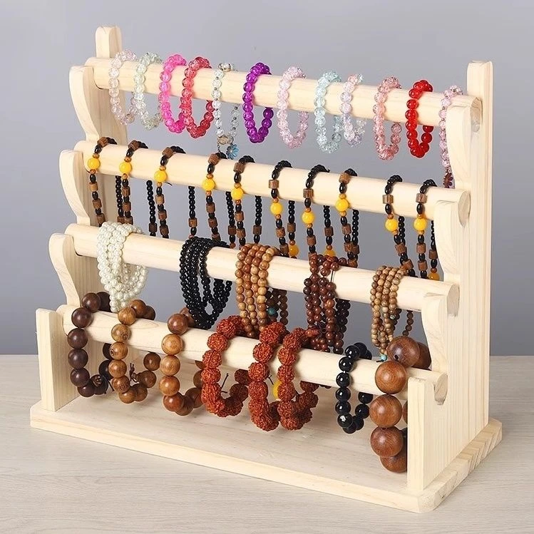 透明防尘项链展示架多功能首饰摆放摆摊专用看货架多层摆放随心用