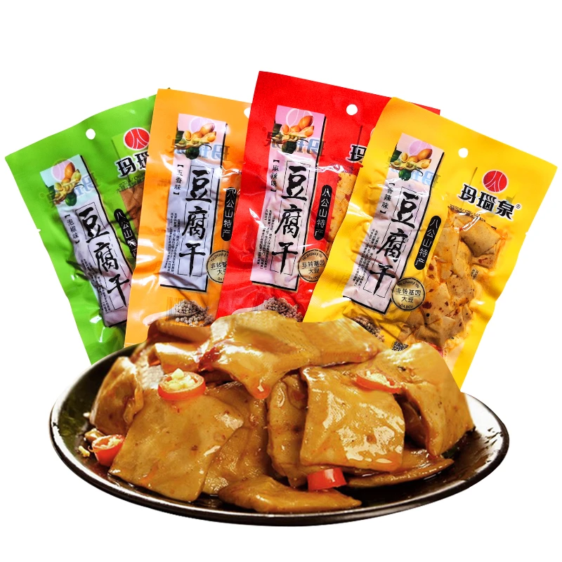 八公山玛瑙泉豆腐干茶干零食安徽淮南特产即食