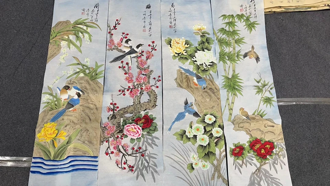 九九画院书画作品（花鸟）新号开播专用