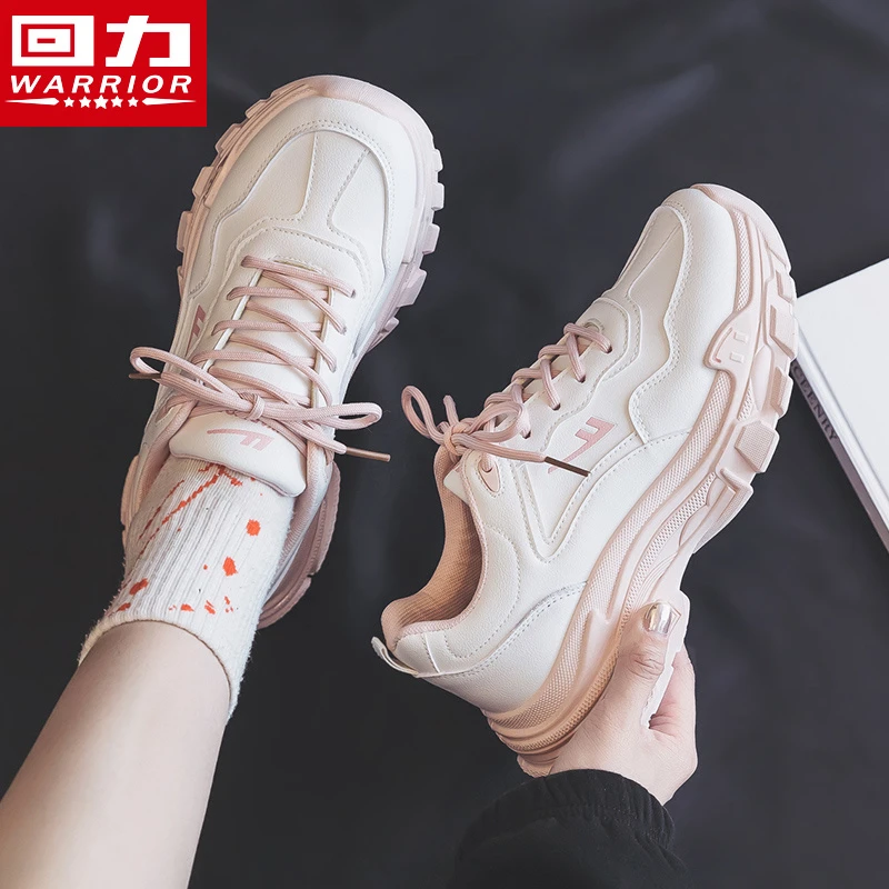 Warrior/回力女鞋老爹鞋2025年春季新款ins潮爆款百搭运动休闲鞋