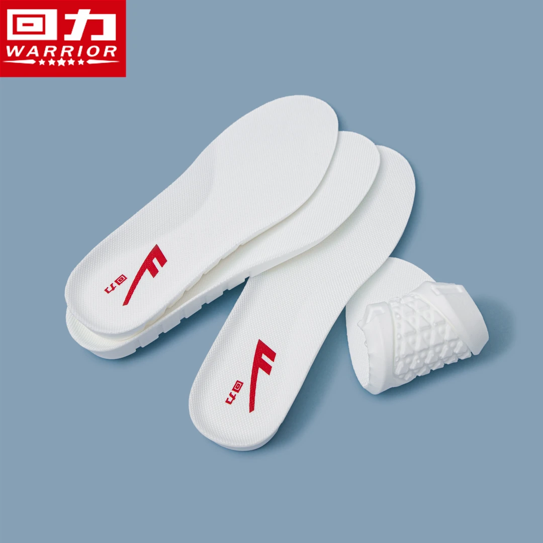 Warrior/回力踩屎感透气轻盈软弹久站运动男防臭吸湿排汗军训鞋垫