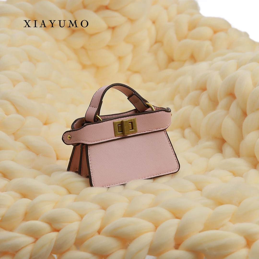 夏羽墨女童时尚百搭包包小众设计小女孩私服配饰简约复古手拎包包