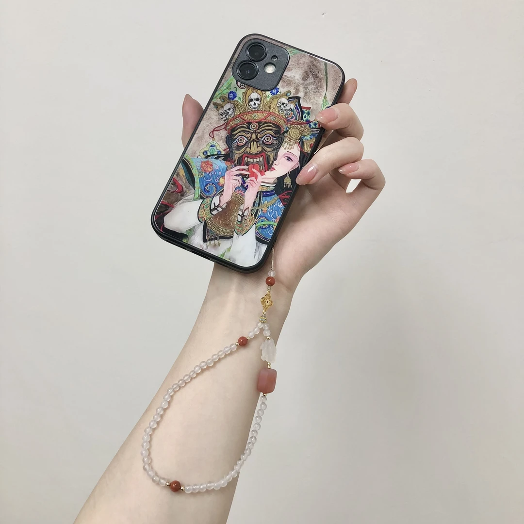 玛瑙手机挂 扎基娘娘 龙年必备  多样性发货x1件