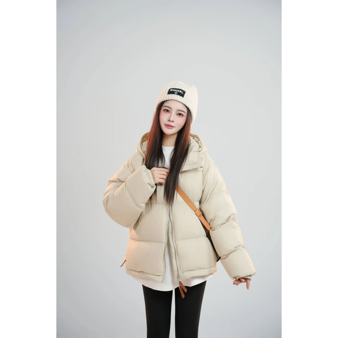 宿慕SUMU 女连帽鹅绒服 11-3 冬季2024新款时尚百搭鹅绒服A1604P