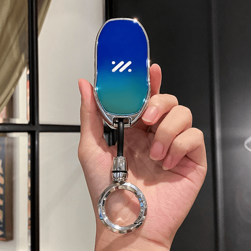 智己汽车 智己LS7钥匙套2022款L7天使轮版壳高档金属钥匙扣网红