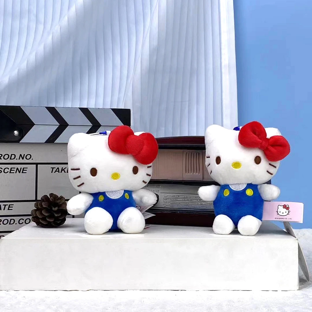 蟹黄堡toys凯蒂猫Hellokitty毛绒玩偶挂件坐姿凯蒂猫KT猫背包挂饰