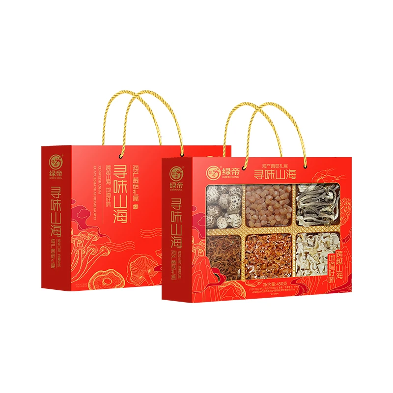 绿帝寻味山海礼盒2024年春节新品山珍海味组合伴手礼佳品年货龙年