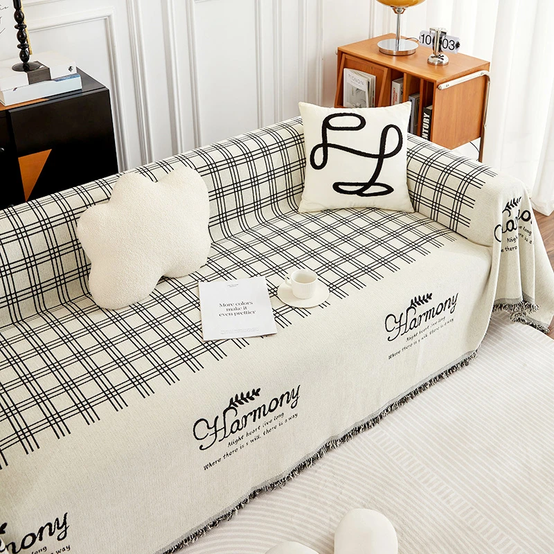 全包万能套防猫抓布沙发套罩防滑垫子盖巾四季通用型沙发毯全盖毯