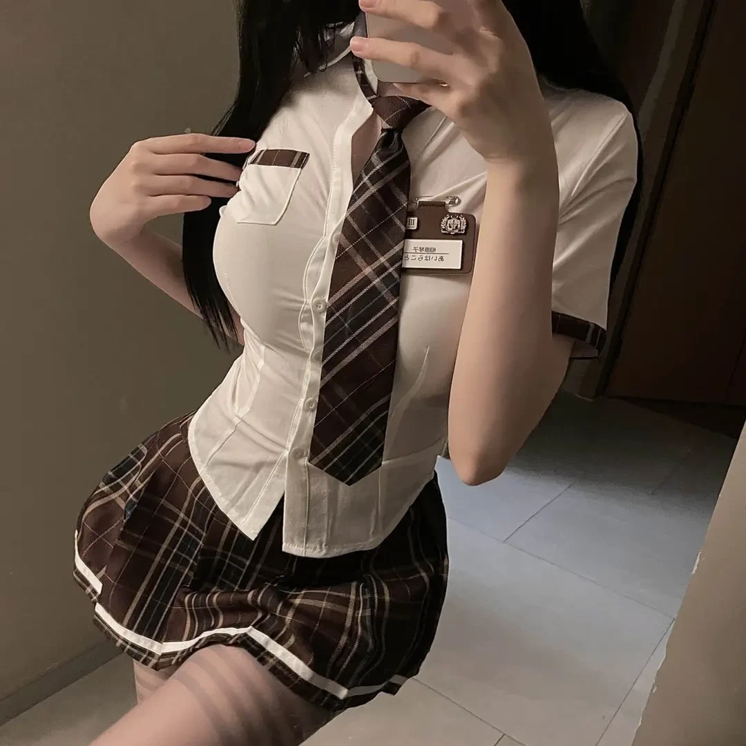 日系纯欲气质学妹cos服水手性感jk学院风甜美短裙空姐制服套装