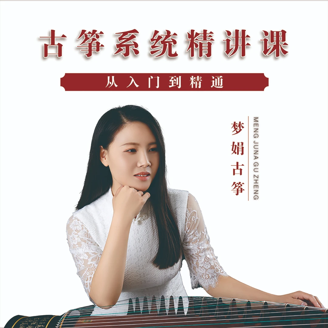 古筝系统精讲课【全技法+识谱+乐理+流行曲+进阶考级曲】